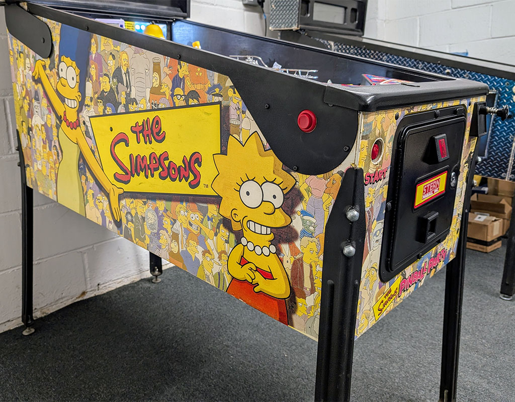 Simpsons pinball party pinball machine